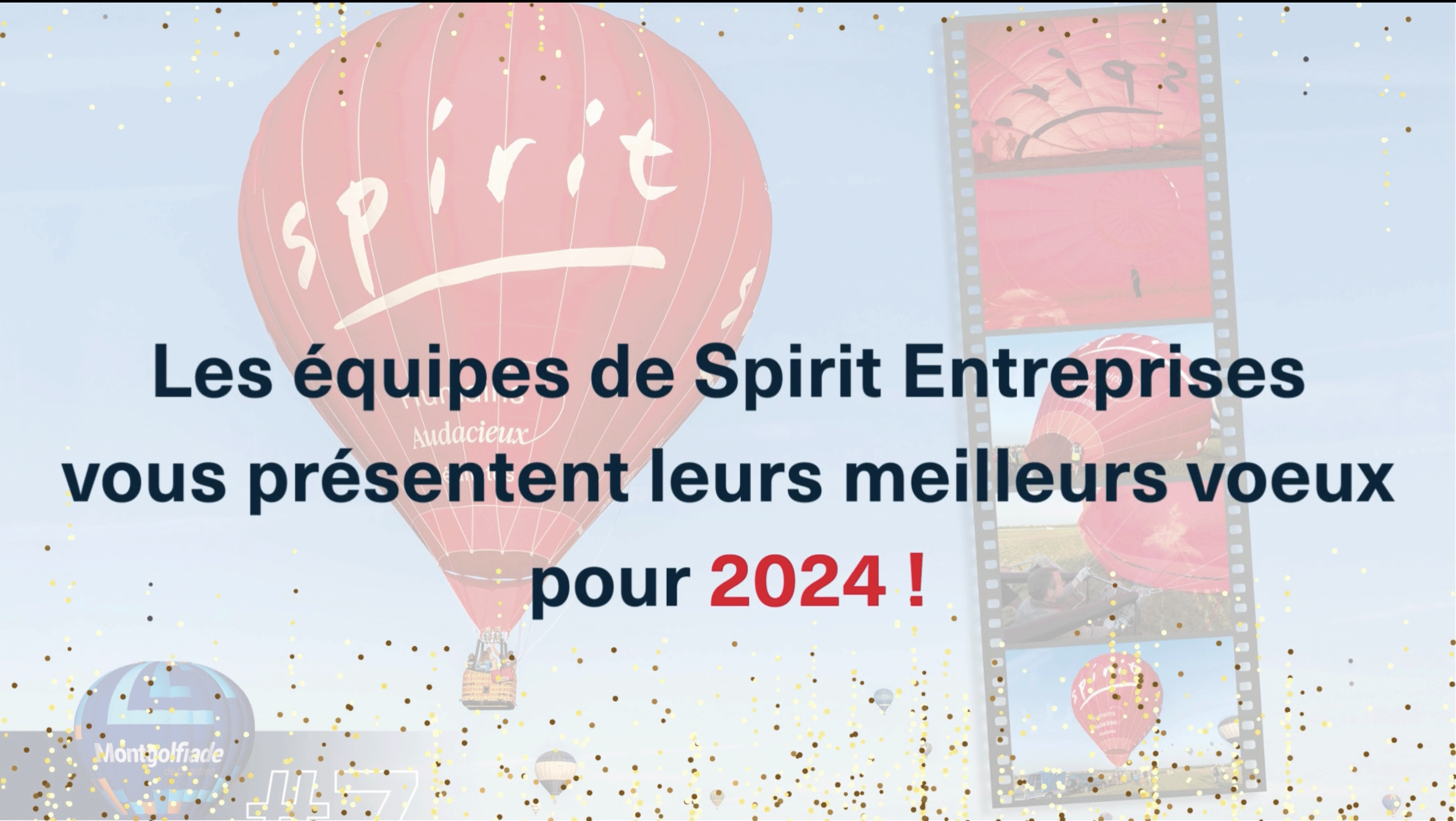 Spirit Entreprises vous souhaite une belle année 2024 !